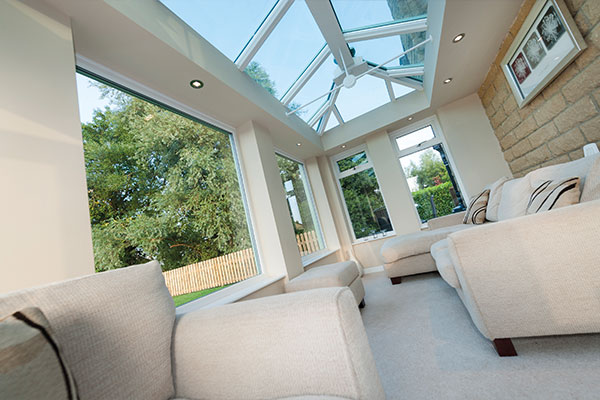 Loggia Conservatory Internal View Wiltshire - Castlegate Windows